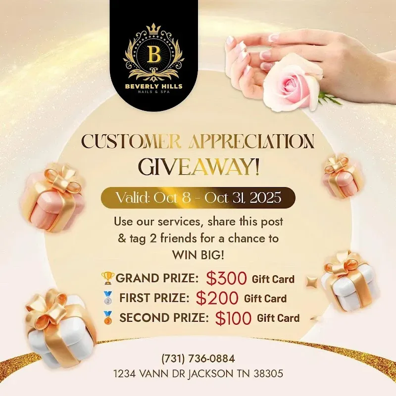 Beverly Hills Nails & Spa — Nail salon in Jackson